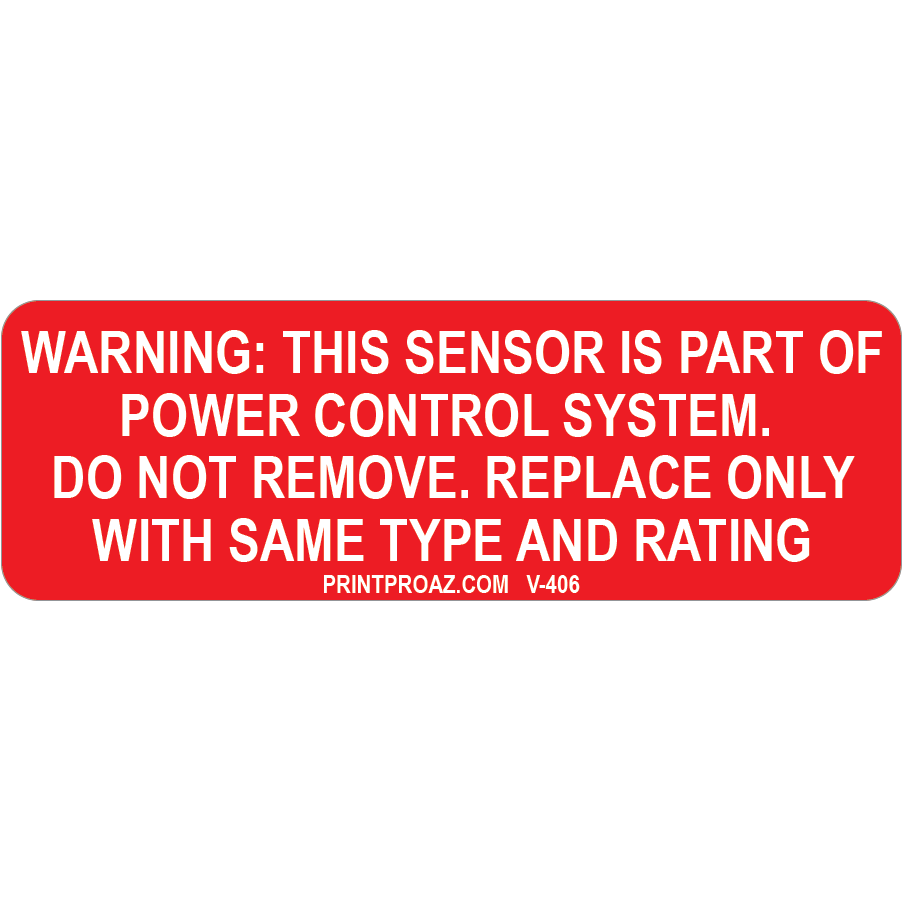 3x1 Solar Warning Label, Vinyl Decal, V-406