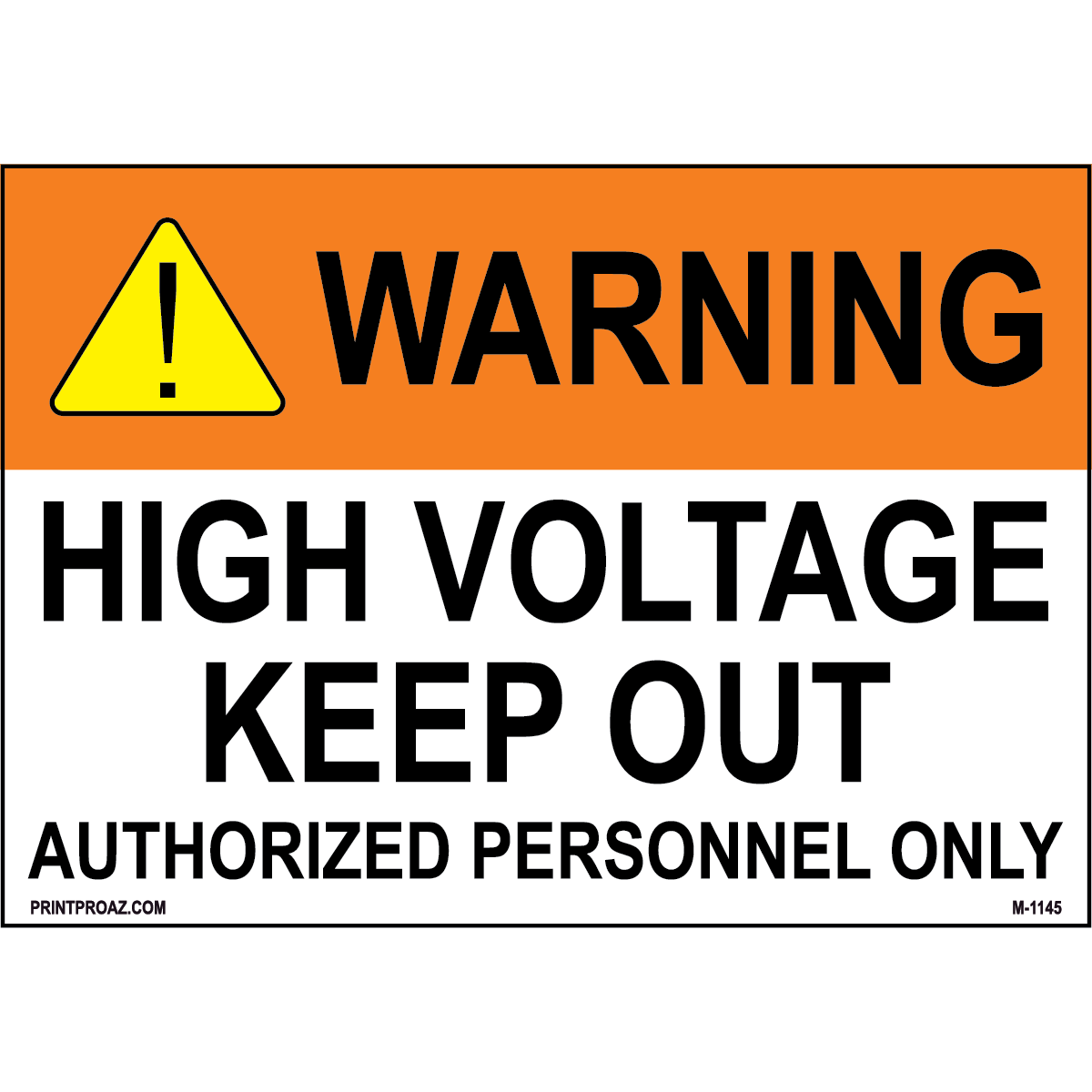 Aluminum Solar Warning Sign Label M-1143-1148