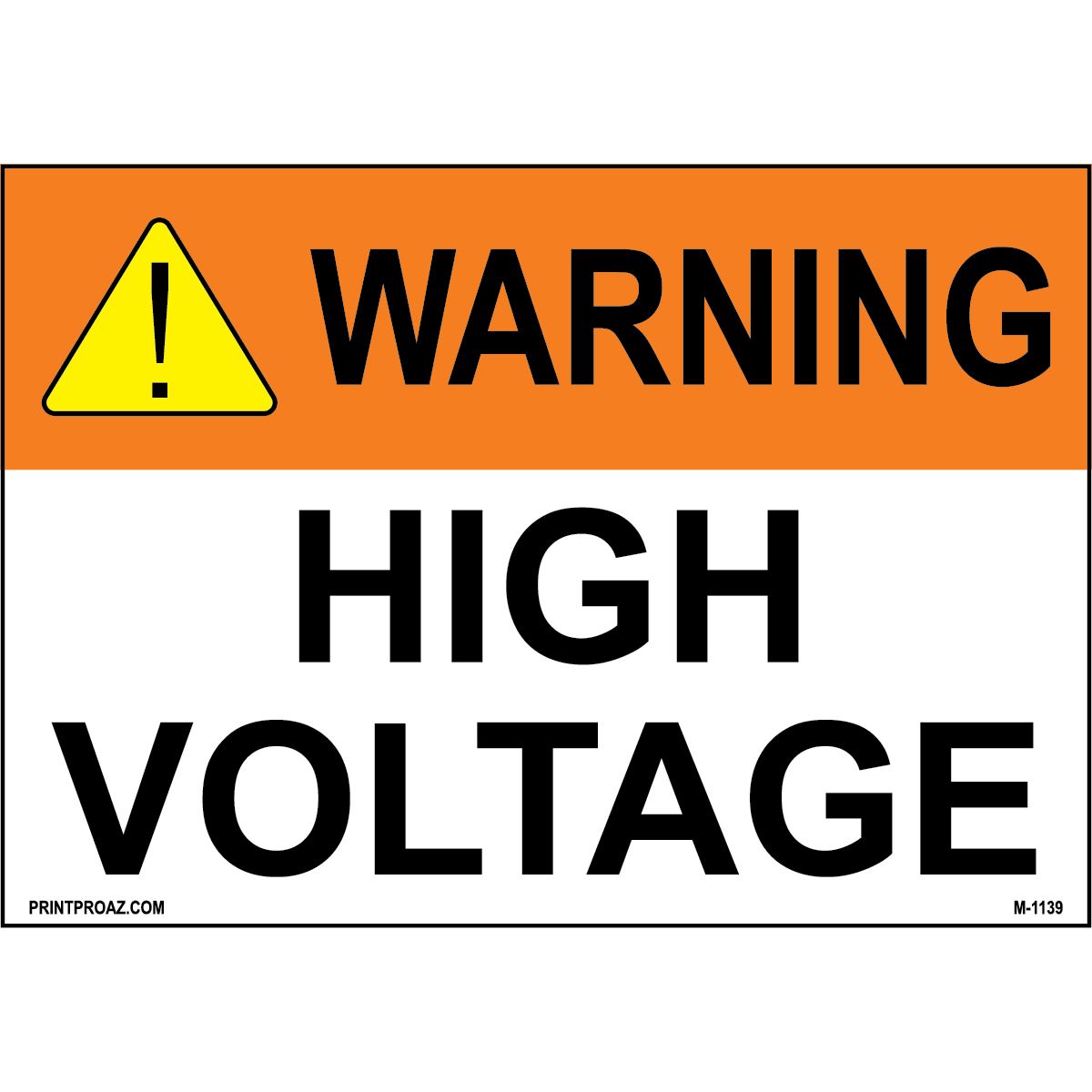 Aluminum Solar Warning Sign Label M-1137-1142