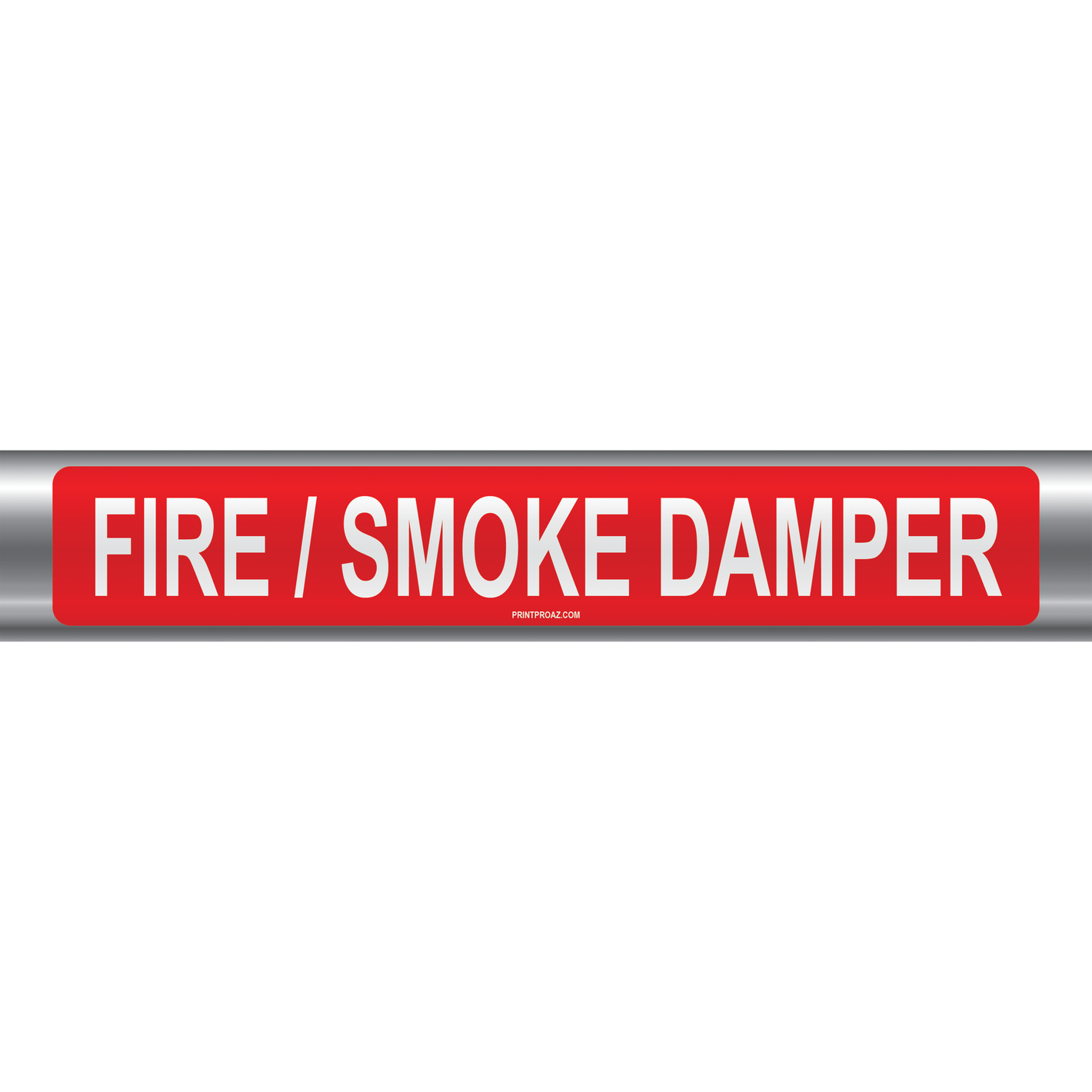 Fire / Smoke Damper Self-Adhesive Pipe Marker PM-068