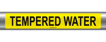 Tempered Water Self-Adhesive Pipe Marker PM-219
