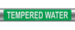 Tempered Water Self-Adhesive Pipe Marker PM-220