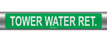 Tower Water Ret. Self-Adhesive Pipe Marker PM-222