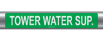 Tower Water Sup. Self-Adhesive Pipe Marker PM-223