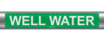 Well Water Self-Adhesive Pipe Marker PM-235
