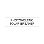 Photovoltaic Solar Breaker PV-168