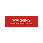 Warning National Grid Meter PV-211