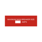 Maximum Main Breaker Size PV-231
