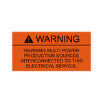Warning Multi Power PV-242