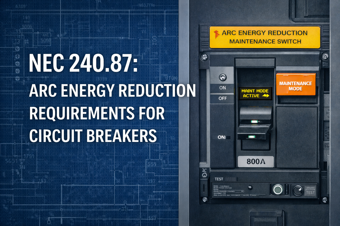 NEC 240.87: Arc Energy Reduction Requirements for Circuit Breakers