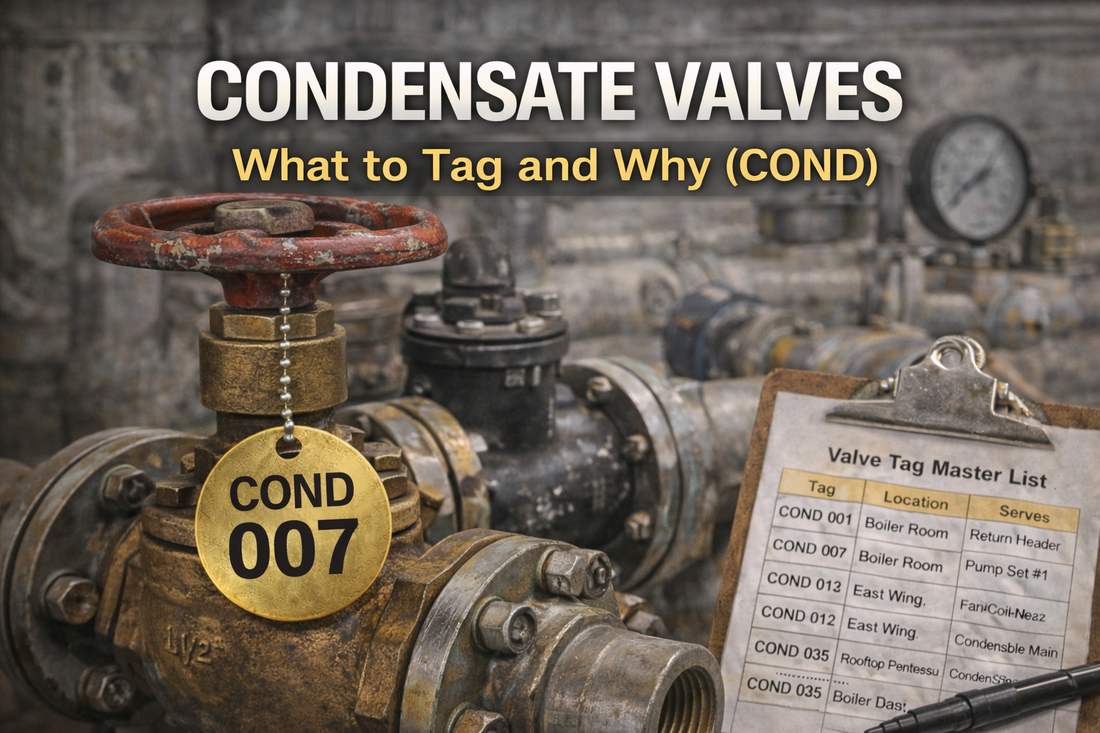 Condensate Valves: What to Tag and Why (COND)