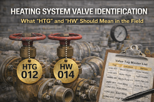 Heating System Valve Identification: What “HTG” and “HW” Should Mean in the Field