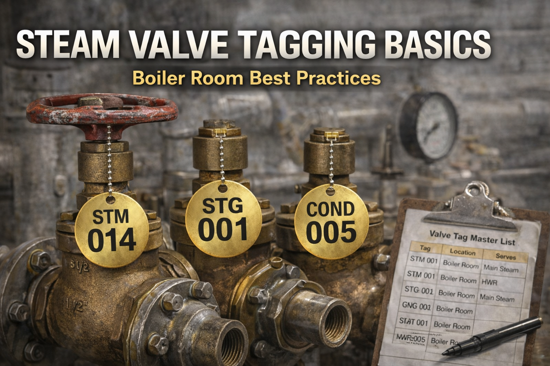 Steam Valve Tagging Basics: Boiler Room Best Practices