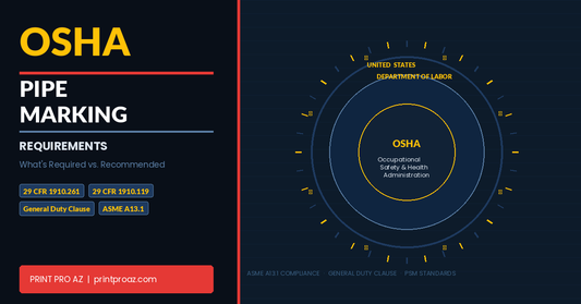 OSHA Pipe Marking Requirements: What's Required and What's Recommended
