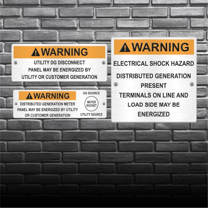 Metal Solar Tags