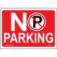 Red Temporary No Parking Signs, Aluminum, PS-275