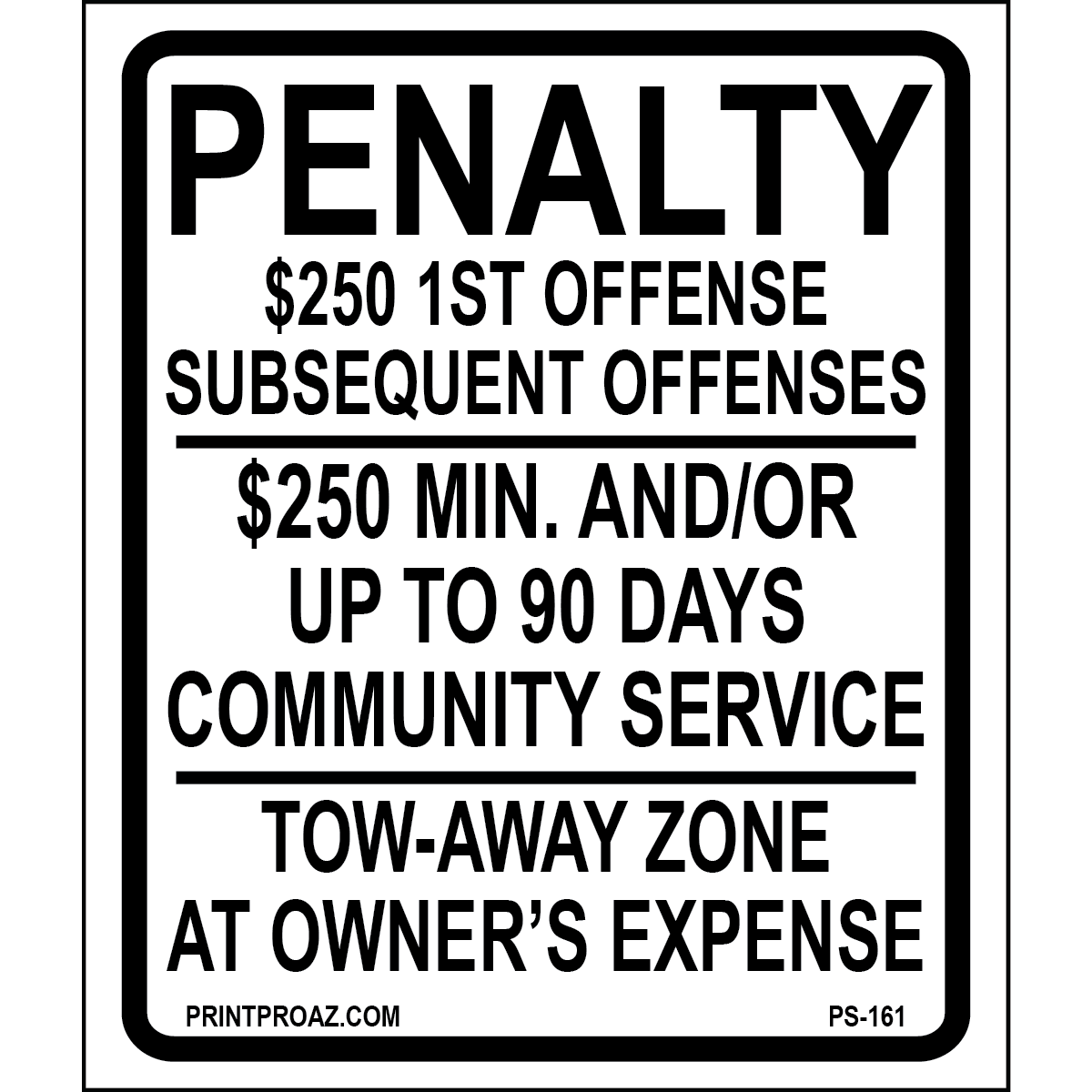 12x10 New Jersey Accessible Parking Penalty sign with $250 fine and tow away zone wording printed on durable rust-resistant aluminum for outdoor ADA compliance