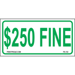 12x6 Illinois Accessible Parking Penalty sign printed on durable rust-resistant aluminum for outdoor ADA compliance and parking enforcement