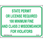12x9 South Dakota Accessible Parking Penalty sign printed on durable rust-resistant aluminum for outdoor ADA compliance and parking enforcement