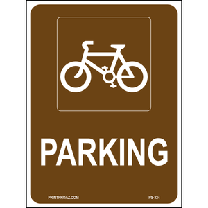 Bicycle Parking Sign, Aluminum, PS-324