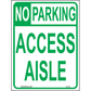 Hawaii Accessible Parking Sign (No Parking Access Aisle), Aluminum, PS-151