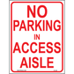 Maryland No Parking Access Aisle, Aluminum, PS-154
