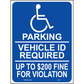 Minnesota Accessible Parking Sign, Aluminum, PS-157