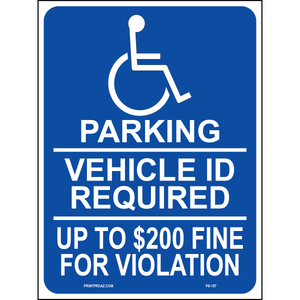 Minnesota Accessible Parking Sign, Aluminum, PS-157