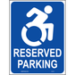 New York Accessible Parking Sign, Aluminum, PS-172