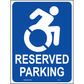 New York Accessible Parking Sign (Parking Only), Aluminum, PS-173