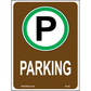 Parking Sign, Aluminum, PS-320