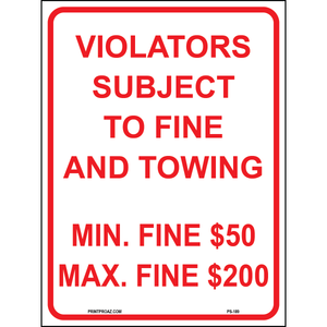 Pennsylvania Accessible Parking Penalty Sign, Aluminum, PS-189