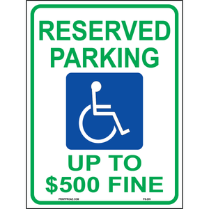 West Virginia Accessible Sign, Aluminum, PS-209