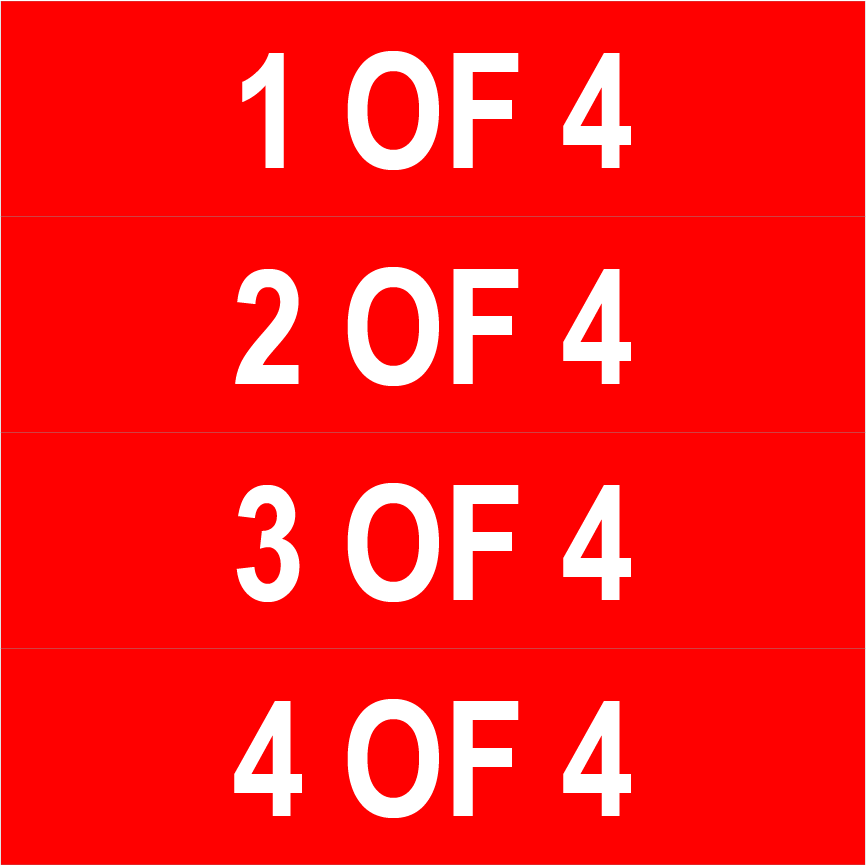 Bundle 1 of 4 - 4 of 4, Plastic Solar Labels