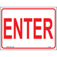 Enter Sign, Aluminum, PS-284