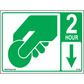 Parking Fee Station 2 HR Sign, Aluminum, PS-352