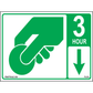 Parking Fee Station 3 HR Sign, Aluminum, PS-353