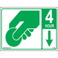 Parking Fee Station 4 HR Sign, Aluminum, PS-354
