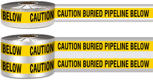 Buried Pipeline Below Detectable Underground Tape