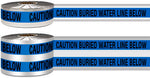 ansi buried water line below detectable underground tape pipe marker