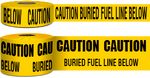 ansi buried fuel line below non-detectable underground tape pipe marker