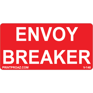 2x1 ENVOY BREAKER, Vinyl Decal, V-148