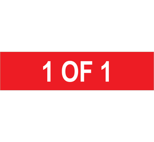 3x.75, Bundle 1 of 1 - 1 of 4, Plastic Solar Labels, PV-518