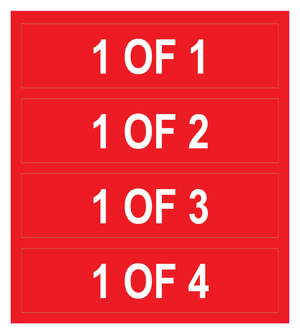 3x.75, Bundle 1 of 1 - 1 of 4, Plastic Solar Labels, PV-518