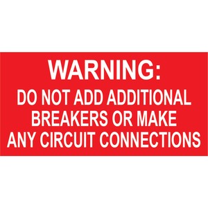 3x1.5, Solar Warning Placard, Plastic Solar Labels, PV-434