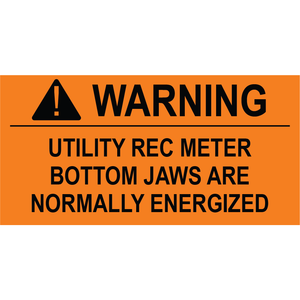 3x1.5, Solar Warning Placard, Plastic Solar Labels, PV-457