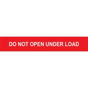 6x1 Do not open under load, Plastic Solar Labels, PV-544