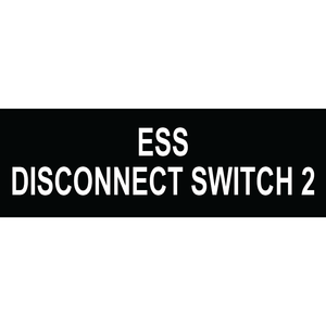 3x1 ESS Disconnect Switch 2, Plastic Solar Labels, PV-068
