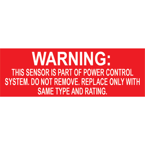 3x1, Solar Warning Placard, Plastic Solar Labels, PV-435