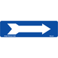 PM-241 Blue/White Arrow Label